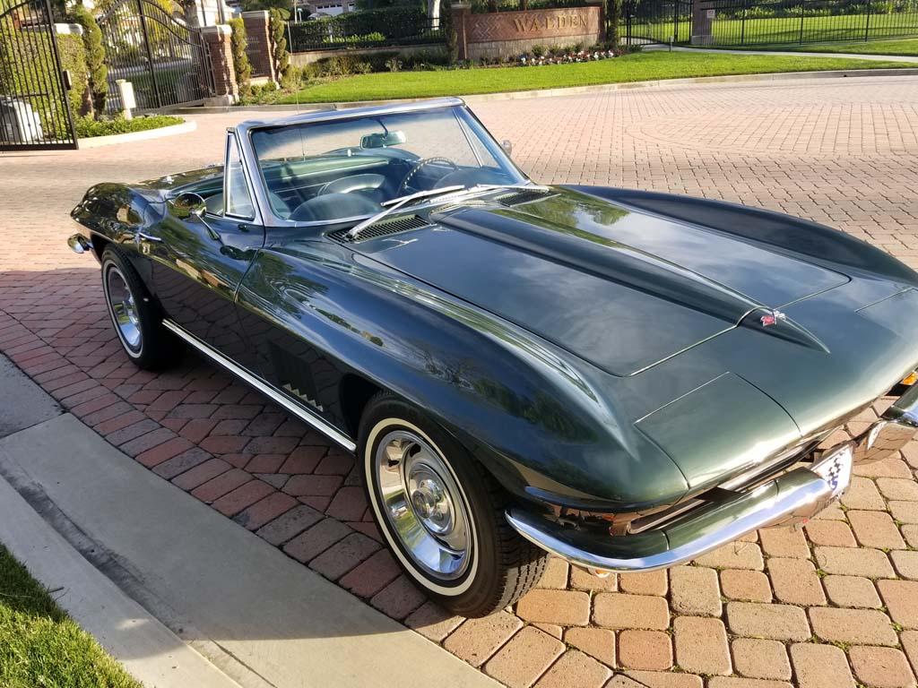 FS (For Sale) 1967 Goodwood Green 327/350 Convertible in CA - $79,000 ...